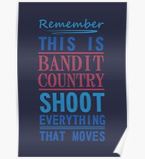 Bandit-Land Poster