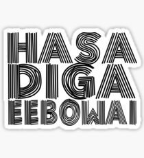 HASA DIGA EEBOWAI - The Book Of Mormon Sticker