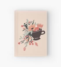 Tea Cup Design Hardcover Journal
