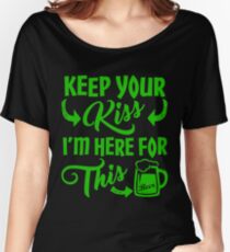 Funny St Patrick's Day Beer Drinking Humor Women's Relaxed Fit T-Shirt