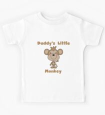 Kids Daddy's Little Monkey Kids T-Shirt