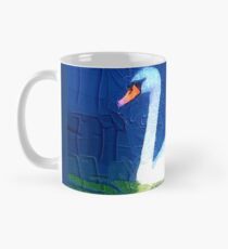 Floating swan abstract 2 Mug