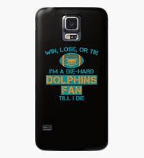 die hard dolphins Fan Case/Skin for Samsung Galaxy