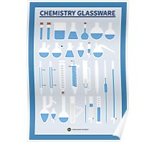 "Chemistry Glassware – Poster Version" By Compound Interest | Redbubble