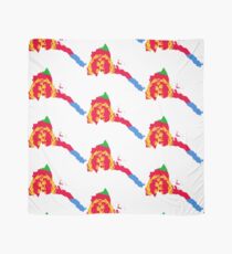 Flag Karte von Eritrea Tuch