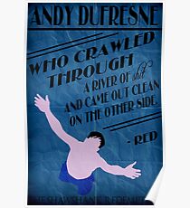 Andy Dufresne - The Shawshank Redemption Poster