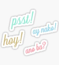 pinoy exclamations Sticker