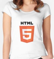 HTML5 Women's Fitted Scoop T-Shirt
