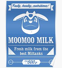 MooMoo Milk old ad Poster