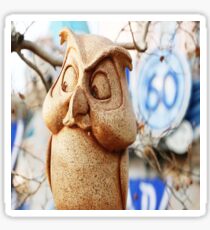 60th Owl Sticker