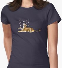 Paper Crane Tiger Women's Fitted T-Shirt