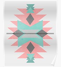 Geometric Southwestern Style Print Poster