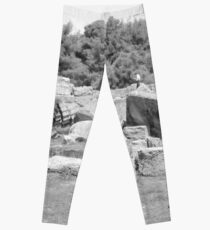 Gefallene Spalten, Olympia, Griechenland Leggings