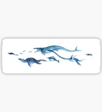 marine reptiles Sticker