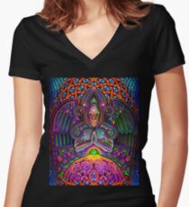 The God Source Women's Fitted V-Neck T-Shirt