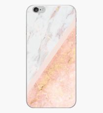 Marmor und Roségold iPhone-Hülle & Cover