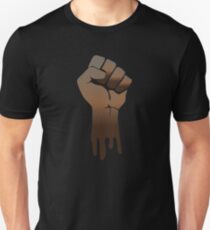 Schwarze Macht Slim Fit T-Shirt
