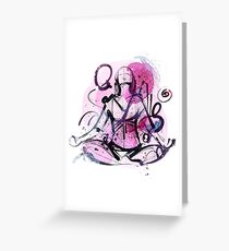 YOGA Greeting Card