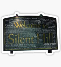 Pegatina Cotizaciones de signos de Silent Hill