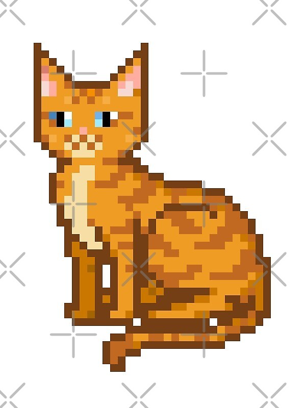 Minecraft Cat Tabby Pixel Art vrogue.co