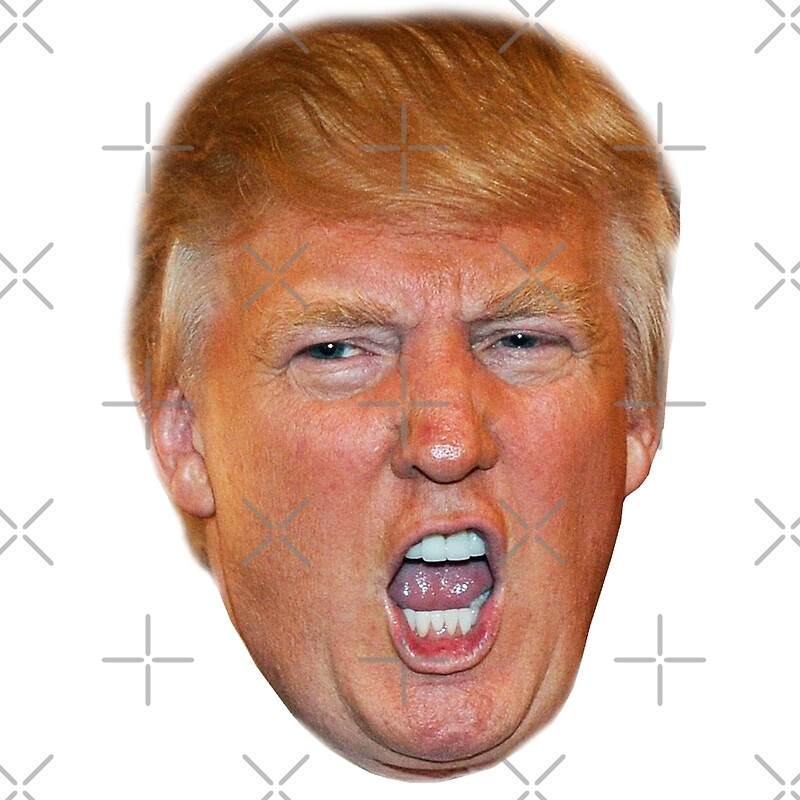 "Angry Trump Head" Art Prints by popdesigner | Redbubble