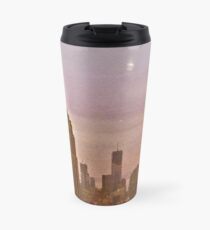 Taza de viaje Empire State Building in Morning Mist