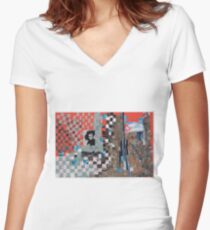 Evita Women's Fitted V-Neck T-Shirt