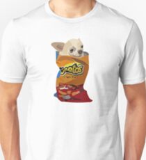 Chihuahua in a cheetos Unisex T-Shirt