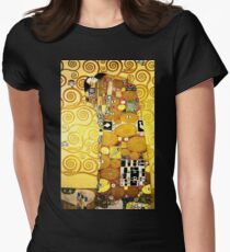 Gustav Klimt The Embrace Women's Fitted T-Shirt