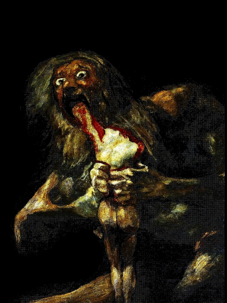 saturn devouring his son action figure