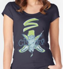 Scissors troll Women's Fitted Scoop T-Shirt