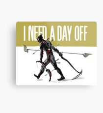 warframe i need a day off Metal Print