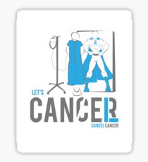 Let's Cancel Prostate Cancer Sticker