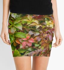 Denmark - Copenhagen - leaves on wall Mini Skirt