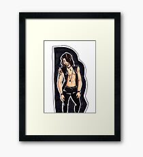 Jeff Winger as 'Ricky Nightshade' Framed Print