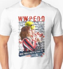 Absolutely Fabulous. AbFab. What Would Patsy and Edina Do, Darling? WWPEDD. Unisex T-Shirt