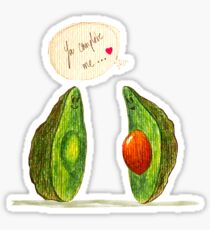Avocado Lovestory Sticker