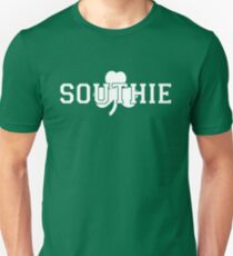 Southie (white on green) Unisex T-Shirt