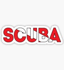 SCUBA Sticker