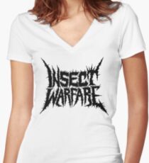 Insect Warfare Women's Fitted V-Neck T-Shirt
