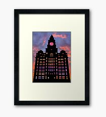 Royal Liver Building Framed Print