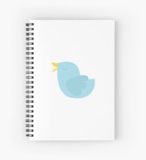 Ein Vogel Spiralblock