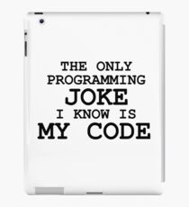 Programming jokes are cool, right? iPad Case/Skin