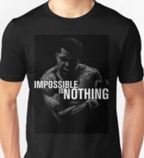 Mohamed Ali "impossible is nothing" Unisex T-Shirt