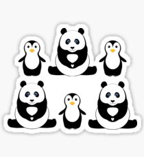 PANDAS & PENGUINS Sticker