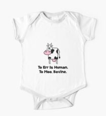 To Moo Bovine One Piece - Short Sleeve