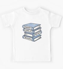 Intelligente Mädchen las Bücher - inspirierend Zitat des Buchliebhaber-Geschenks Kinder T-Shirt
