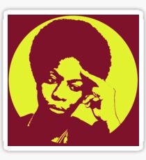 Nina simone - best african singer Sticker