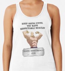 Major Alex Armstrong's GYM Racerback Tank Top