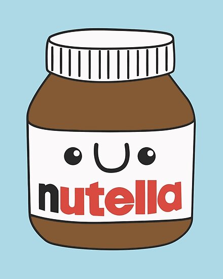 P sters  Kawaii  Nutella   de denisn Redbubble